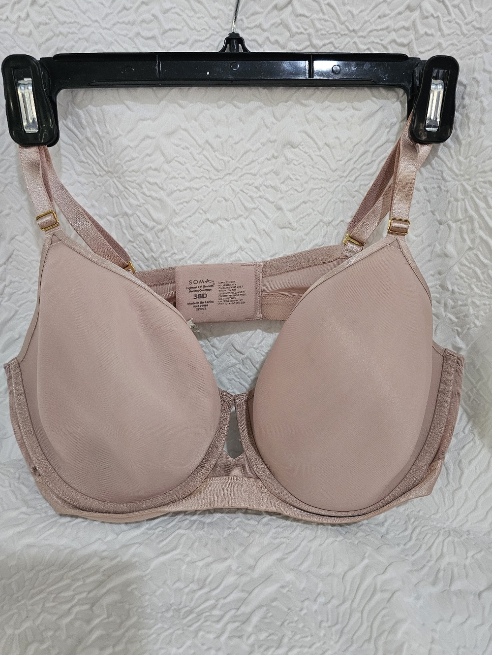 Soma Lightest Lift Smooth Perfect Coverage Bra Size 38D #79984